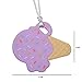 Munchables Ice Cream Chewable Jewelry - Sensory Chew Necklace (Purple)