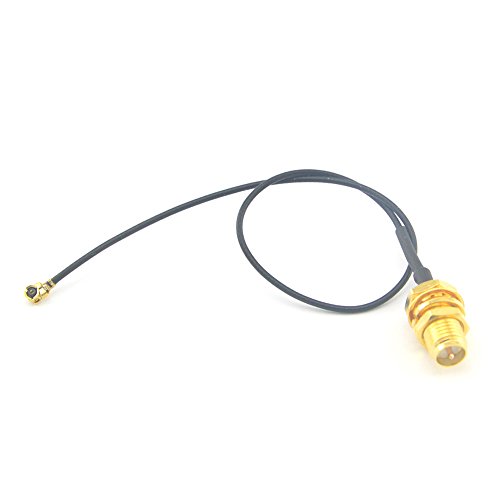 U.FL Mini PCI to RP-SMA Pigtail Antenna WiFi Cable Pack of 2