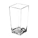 Royal Imports Flower Vase Glass Square Tapered Decorative Tabletop Centerpiece for Home Decor, Wedding Bouquet, Floral Gift Arrangement - Tall Square Tapered Shape, 10