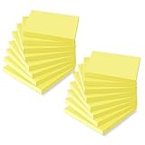 (16 Pack) Sticky Notes 3x3, Canary Yellow, Sticky