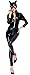 Catwoman Costume Black Catsuit Bodysuit Jumpsuit M-XXL Size