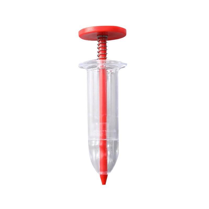2024 NEW Red Mini Seed Dispenser Sower Small Seed Spreader Handheld Seed Planter Sowing Seeder Convenient and Easy-to-Use Manual Seeder for Garden Planting Garden Seed Sowing Supplies，Garden Tools
