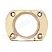 Cut Wall Flange - Polished Brass - 2