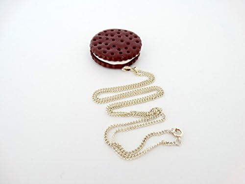 Chocolate Cookie, Charm Necklace, Cookie Necklace, Resin Cookie Charm, Mini Food Cookie, Dessert Necklace, Gift Girls Jewelry