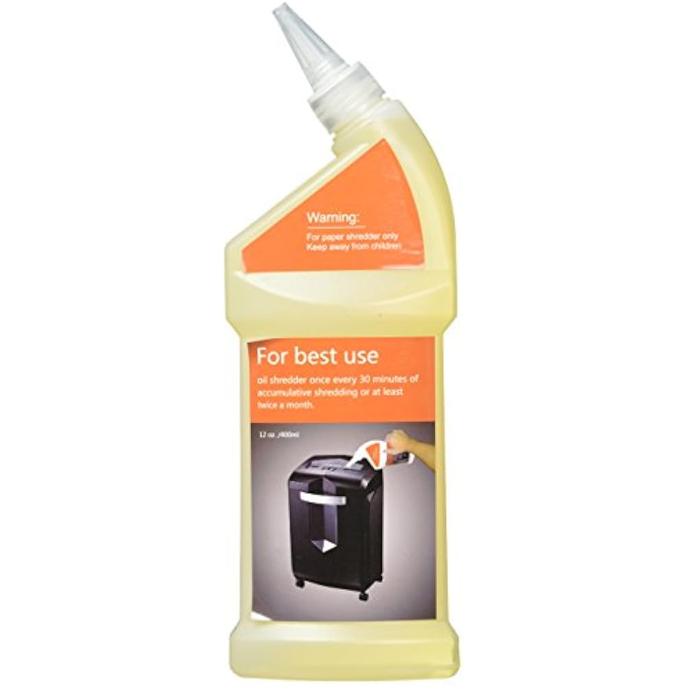 Paper Shredder Lubricant Oil For Home Tools, 12 Oz. / 400ml Electronics