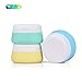 On the go! Silicone Reffiable Cream Container Case Travel Kit 0.5 OZ 15ml No leak Design (Cream box)