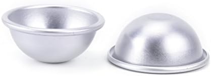 1 Set Metal Small Bath Bomb Ball Moulds for Crafting Your Own Fizzles DIY Metal Bath Molds by HONGTIAN