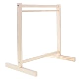 MonkeyJack 1/6 Doll Wood Garment Rack Coat Dress Clothes Organizer 30cm for BJD SD Doll