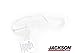 Jackson Safety 38505 Jackson Smoke Safety Glasses, Anti-Fog, Scratch-Resistant, Frameless, Black