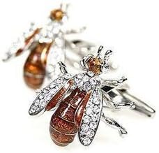 Lucky Bee Cuff links Gift Boxed(wedding cufflinks,jewelry for men,gift for groom)