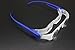 Hongdee Magnifying Glasses for Seniors Watching TV for Low Vision and Independent Living (Blue)