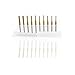 SHINA 10Pcs 1.5-3.175 mm Titanium Coat Carbide End Mill Engraving Bits CNC Rotary Burrs Set Tool PCB Mould Plastic Fiber Carbon Fiber Hardwood, 1/8'' Shank