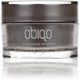 Obiqo Restoring Night Cream 1.7 oz With Properties From Marine-sourced Collagen and Elastin