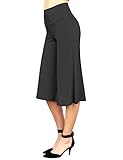 MBJ WB876 Womens Knit Culottes Pants XXXL BLACK