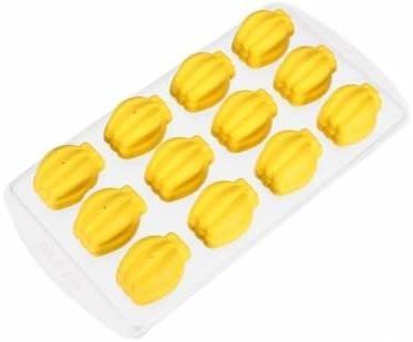 UR Drinkware Banana Shaped Silicone Ice Cube Tray Jelly Chocolate Pudding Mold