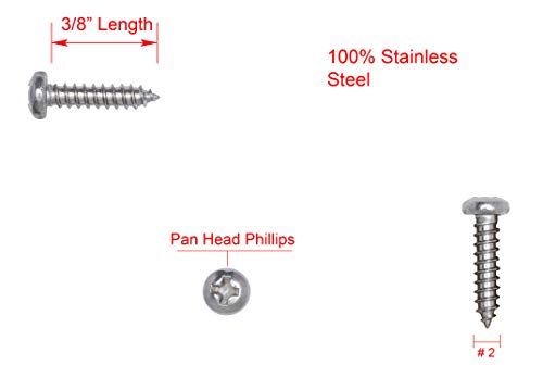 1 Stainless+Phillips+Screws+Bolt+Dropper