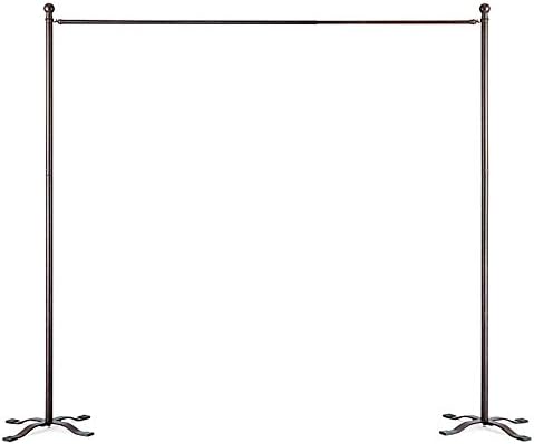 Outdoor Curtain Rod with 2 Posts-Antique Bronze