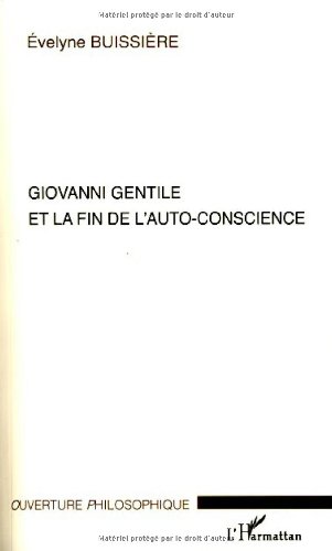 Giovanni Gentile et la fin de l'auto-conscience