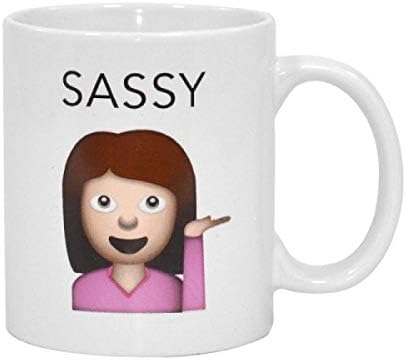 sassy emoji mug