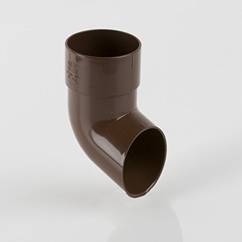 BR216BR Brett Martin Shoe for 68mm Roundstyle downpipe System Brown