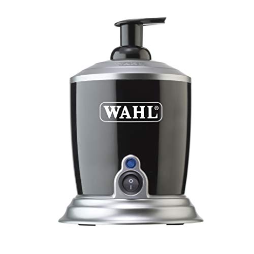 Wahl Professional '19 Hot Lather Machine #68908 - Professional Barber Quality Dispenser with Internal Liquid Pump, Bottle, Additional Bonus Liquid Pump, and 12 oz. Bottle of Pre-Mixed Liquid Lather (Best Hot Lather Machine)