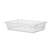 Rubbermaid Commercial Products Polycarbonate Food Storage Box/Tote 8.5 Gallon Clear for Restaurant/Kitchen/Cafeteria