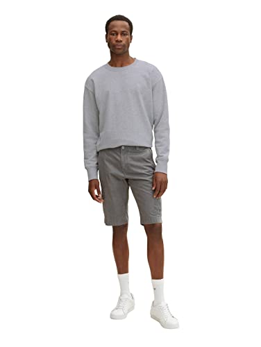 TOM TAILOR Herren Cargo Bermuda Shorts 1030023, 28965 - Anthra Geometric Design, 29