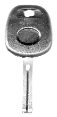 Transponder Key Blank Fits Lexus SC430 With Do It Yourself Programming Instructions