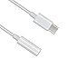 2-Pack Type C to 3.5mm Headphone Jack Adapter, Type C 3.1 Male to 3.5mm Female Stereo Audio Headphone Cable for Motorola Moto Z Series, Macbook Pro, LeEco Le 2/Max 2 and More(White)