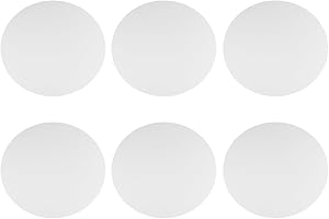 KAILIKETIY Round Canvas Panels 5.90 Inch Artist Canvas Boards for Oil Painting Acrylics Tempera Mixed Media Drawing Sketchpad