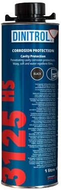 DINITROL HS3125 RUST PROOFING CAVITY WAX 1 LITRE WITH SCHUTZ STYLE SCREW CAP