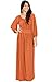KOH KOH Womens Sleeve Vintage Peasant Empire Waist Pleated Fall
