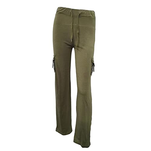 Cargo Pants for Women Bootcut Yoga Pants Wide Leg Sweatpants Plus