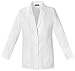Cherokee 2412 Women's Fashion Whites Pin Tuck Lab Coat White