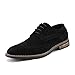 Bruno Marc Men's URBAN-03 Black Suede Leather Lace Up Oxfords Shoes - 9.5 M US