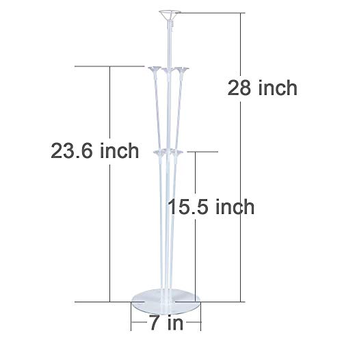 image for ZOOYOO Balloons Column Stand Reusable Clear Balloon Holder,Table Ballo