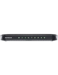 Netgear N600 Dual Band WiFi Range Extender   Escritorio versión con 4 ports, Negro
