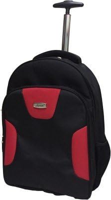 Apnav Black Trolley Laptop Backpack