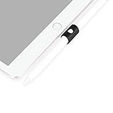 Fintie Apple Pencil Holder [2-Pack], Premium TPU Stand Holder Support Horizontally and Vertically, Compatible with Apple Pro 9.7 and 12.9, Black and White