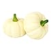 Peicees 6 Realistic Fall Harvest Small Beige Mini Artificial Pumpkins for Halloween, Fall and Thanksgiving Decorating