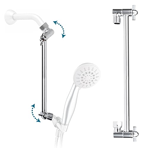 12 Inch Solid Brass Adjustable Shower Head Extension Arm Flexible