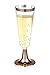Champagne Flutes – 50-Count Plastic Champagne Glasses, Toasting Flute Set, Decorative Drinking Glasses for Housewarming Parties, Formal Events, Graduation Celebrations, Rose Gold, 5 Fl.Oz