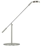 Turcom LED Desk Lamp, Energy-Efficient, Non-Flickering for Reading, Adjustable Neck, Touch-Sensitive Control Panel, 450 Lumen