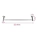 BEIYI Bath Towel Rack Chrome Polished Stainless Steel Single Bar