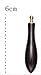 Snuff Bottle with Spoon Pendant for Necklace or Keychain Snuff Bottle Portable stash Vial for Fragrance Poison Pill case and Toothpick