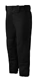 Mizuno Womens Belted Pant (Black, XX-Large