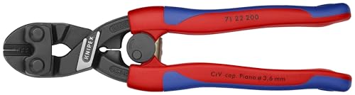 KNIPEX 7122200 Comfort Grip Angled High Leverage Cobolt Cut