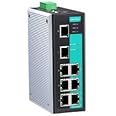 MOXA EDS-408A-T - 8 Ports Entry Level Managed Ethernet Switch with 8 10/100 BaseTx Ports, Port Base VLAN and QoS, -40~75°C