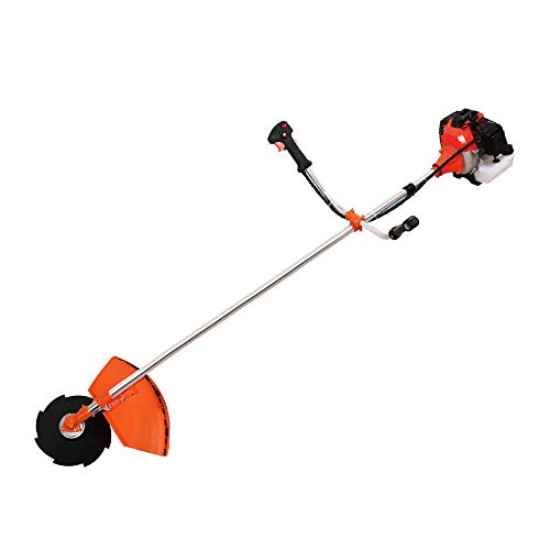 PROMOTOR 4 in 1 Multi Tool Grass Trimmer, 52cc Gasoline Handheld Grass Shears Hedge Trimmer Attachment Edger Attachment and Brush Cutter Blade with Bonus Harness