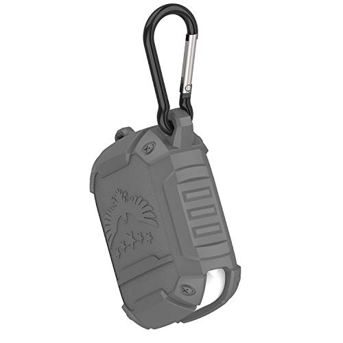 Moretek Case for Airpods, Silicone Waterproof Protect Skin Cases for Apple AirPods Shockproof Cover Accessories (Grey)